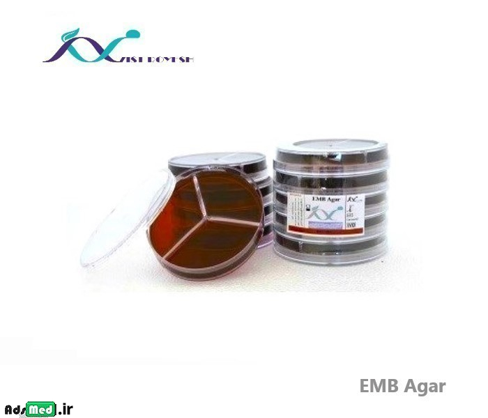محیط کشت EMB آگار چهار خانه ۱۰cm زیست رویش