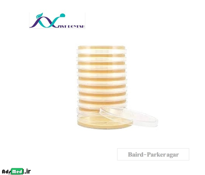 محیط کشت Baird Parker Agar 8cm زیست رویش